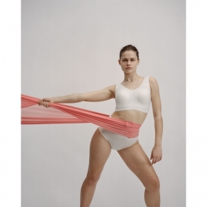 Soft Stretch Padded Top 035 Ivory