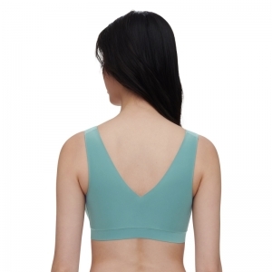 Soft Stretch Padded Top 0GN Peacock Gre