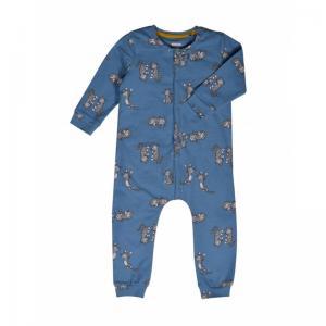 Unisex onesie, babypakje, kat 983 blauw met k