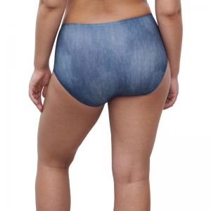 Soft Stretch Tailleslip a21 Blue denim