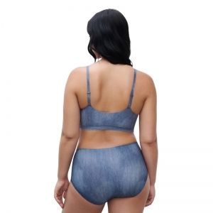 Soft Stretch Tailleslip a21 Blue denim