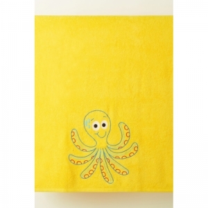 Handdoek, 100x200cm 657 geel