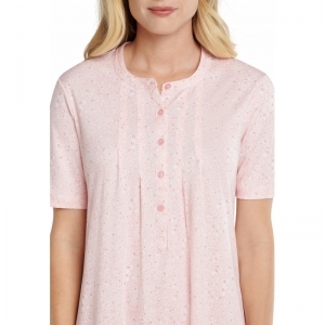 Slaapkleed, korte mouwen 503 rose