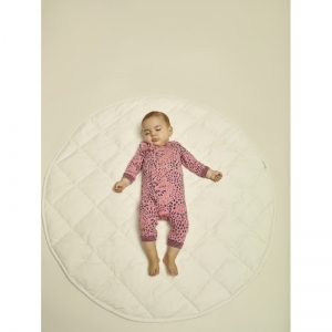 Girls Baby jumpsuit ls AOP dusty rose