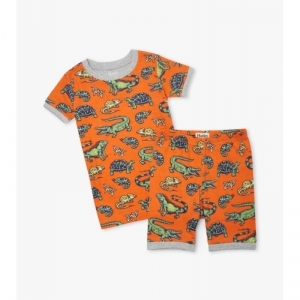 Aquatic Reptiles Pyjama set Nasturtium