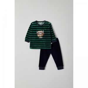 Baby jongenspyjama 920 blauw-groen