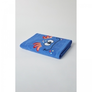 Handdoek met rugzakje 837 midden blau