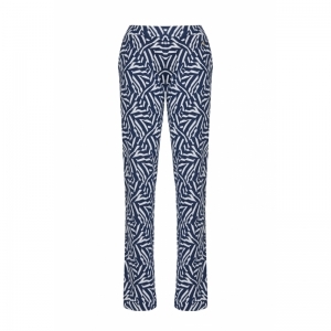 Dames pyjama, lange broek 920 nachtblauw
