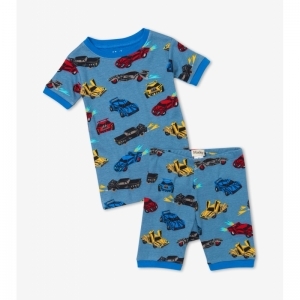 Pyjama korte mouwen, Cars Aegean Blue
