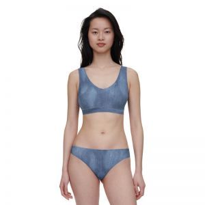 Soft Stretch Padded Top A21 Blue denim 