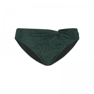 Knot bikini brief jacquard zebra