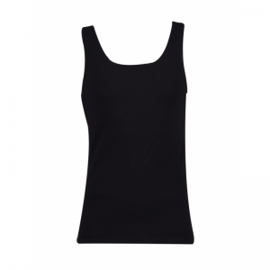 Heren singlet - single pack 199 zwart