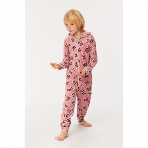Unisex Onesie 913 oudroze uil