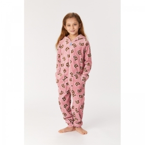 Unisex Onesie 913 oudroze uil