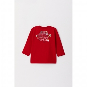 Baby pyjama, lange mouw 485 rood