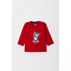 Baby pyjama, lange mouw 485 rood