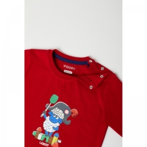 Baby pyjama, lange mouw 485 rood