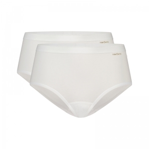 Basics women midi 2 pack white