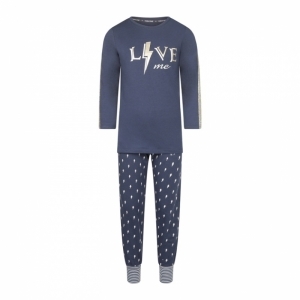 Girls pyjama set navy