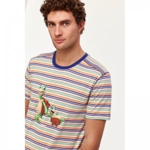 Heren pyjama, korte mouwen 906 multicolor