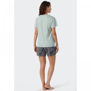 Damespyjama, korte mouwen 913 multicolor