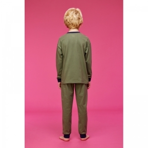 Unisex pyjama 753 kakigroen