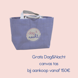 Canvas tas - Dag&Nacht