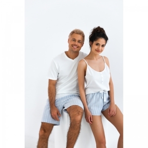 Herenpyjama Edwin wit
