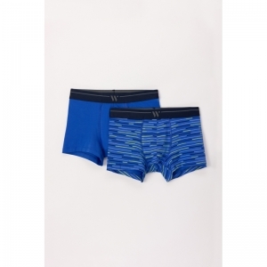 Heren boxershorts, 2-pack 058 set blauw +
