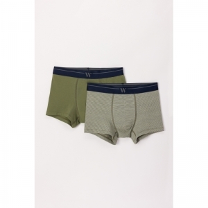 Heren boxershorts, 2-pack 059 set kakigro