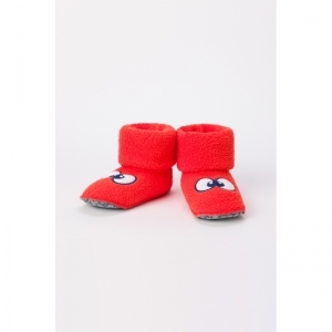 Pantoffels met oogjes 403 rood