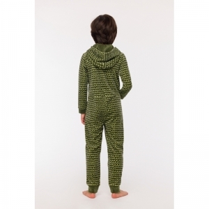 Onesie in velours 947 groene golf