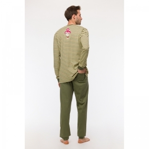 Heren pyjama, lange mouwen 981 multicolor