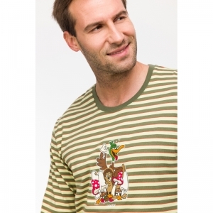 Heren pyjama, lange mouwen 981 multicolor