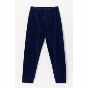 Jongenspyjama in velours 929 blauwe stre