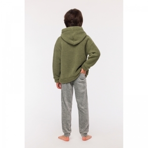 Homewear set: sweater en broek 753 kakigroen