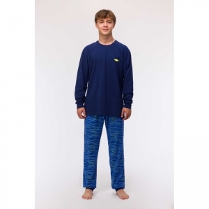 Jongenspyjama, lange mouwen 889 blauw