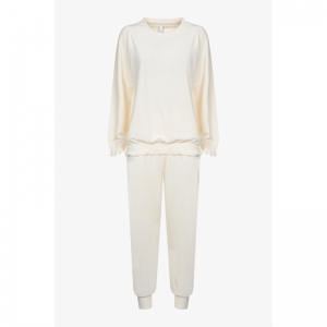 Dames homewear in velours 135 gebroken wi