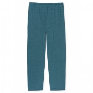 Heren pyjama, lange mouwen 808 blauw-grijs