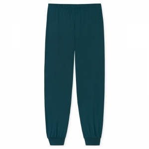 Heren pyjama, lange mouwen 808 blauw-grijs
