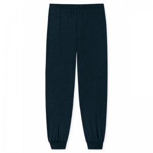 Heren pyjama, lange mouwen 816 jeansblauw
