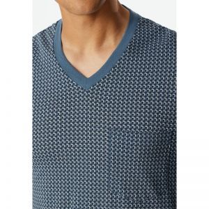 Herenpyjama, lange mouwen 207 graphit