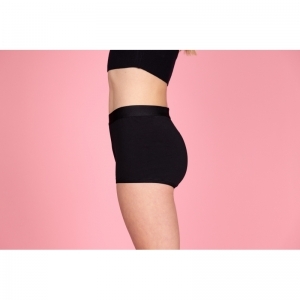 Nikki menstruatie-boxershort zwart