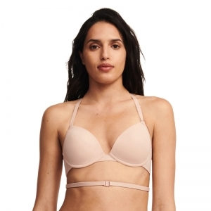 Open Back T-shirt bra 01N Golden Beig