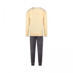 Girls velours set Off white
