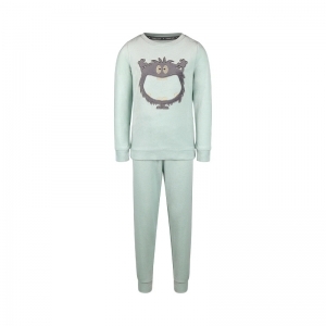 Boys velours set Light aqua