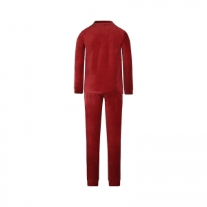 Women velours set Brique red