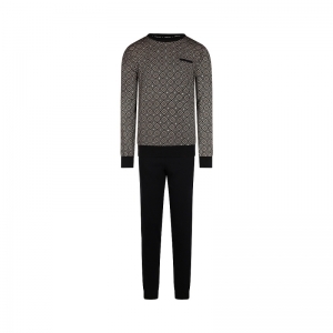Men Lounge Set Black