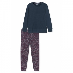 Damespyjama, lange mouwen 904 multicoulou