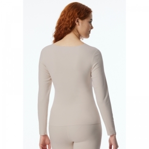 Shirt met lange mouwen thermo 410 sand